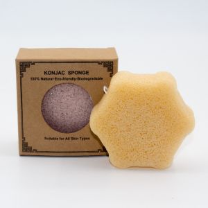 Food Grade Sodium Carbonate Facial Konjac Sponge Hexagon HS 9616200000
