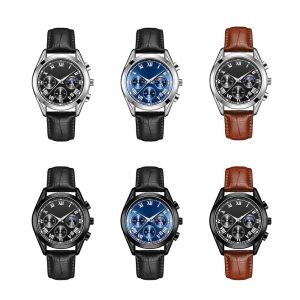 Mineral Crystal Buckle Quartz Battery Wristwatches 30m Water Resistance 12mm