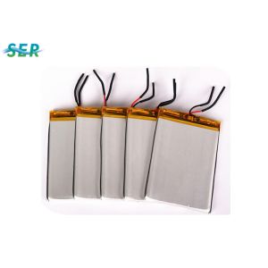 3.7v Rechargeable 2000mah Lithium Polymer Battery 604080 Square Shape For Power