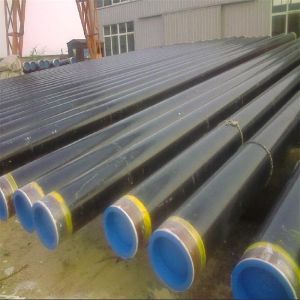 Black Painted ASTM A53 Bevel End ERW EFW Steel Pipe
