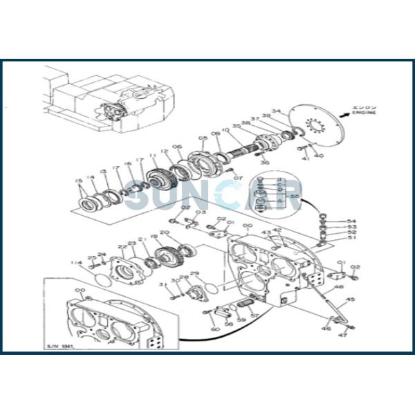 4083852 Oil Seal Fits HITAHCI ZX650H EX1800-3 ZX800 EX750-5 EX1100