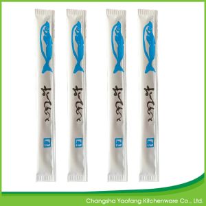 21CM Japanese Style Disposable Bamboo Chopsticks paper sleeve seal