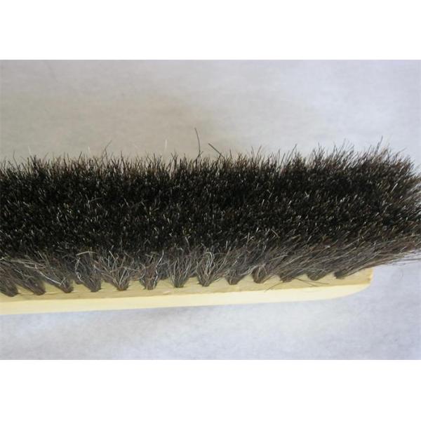 Mixed Color Bathroom Floor Cleaning Brush With Horse Mane Hair Mixed PP 7 CM
