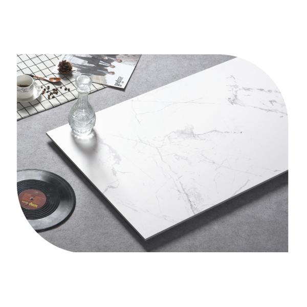 White Carrara Soft Glazed Porcelain Floor Tiles 600x1200mm