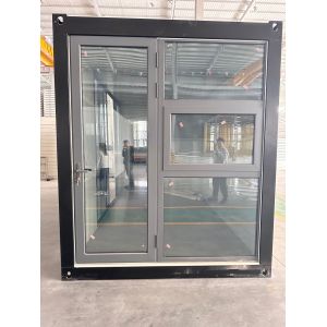 Triangle Roof Flat Pack Prefab House 20ft 40ft Container House with Customized