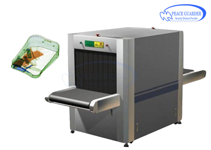 Quality Subway Station Medium X Ray Baggage Scanner 10mm Steel Penetration PG6550 With Operation Table for sale