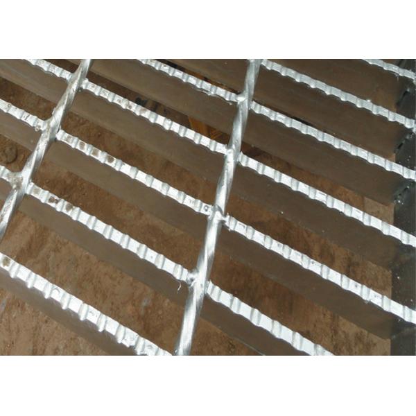 Buy Standard Serrated Steel Grating , Expanded Metal Grating Raw Material at wholesale prices