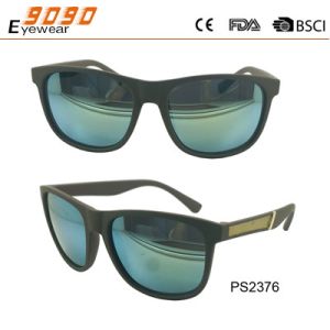 Sunglasses in fashionable design,made of plastic,special temples,suitable for