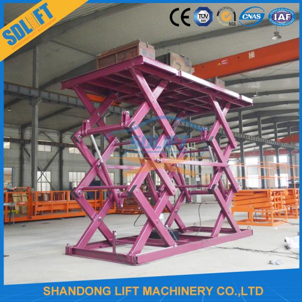 Stationary Scissor Lift Platforms For Cargo Warehouse