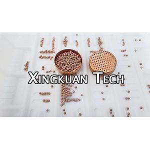 China Dryer Filter Screen Diameter 29mm Punching Round Hole Disc Copper Plated on sale