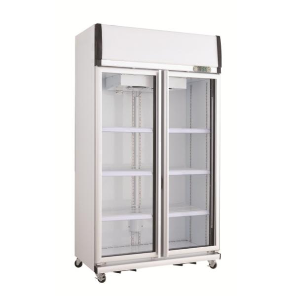 980L Industrial Refrigeration Equipment Drink Supermarket Display Fridges
