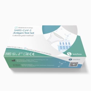 SARS-CoV-2 Saliva Self Test Rapid Antigen 70mm Plastic