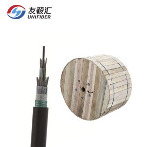 China PE TPU Stranded Tube GYTS  Duct Fiber Optic Lead on sale
