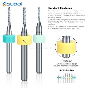 China Advanced  Coating PCB Milling Cutter For Composite Materials on sale