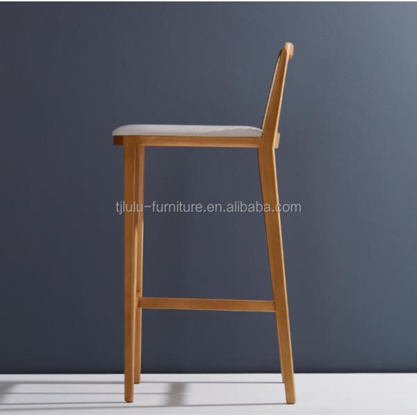 Commercial Furniture Wood Bar Chair Rattan Chairs Stool for Modern Style and Sale
