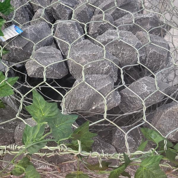 Buy 2x1x1m Galvanised Gabion Baskets Hexagonal Soil Retaining at wholesale prices