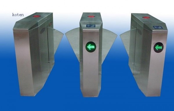 Buy Security Wing Barrier Flap Gate Automatic Entrance Control Noiseless Operation at wholesale prices