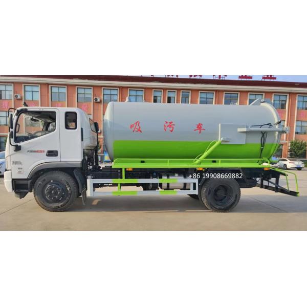 Foton 4x2 Driver 10000L Sewage Suction Truck with Vacuum Pump for Sucking Waste Water Vacuum Sewer Tanker Suction Truck