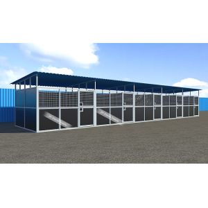 Prefabricated Steel Structure Portable 10ft 12ft Stall Panels