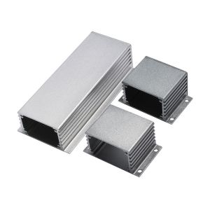 Anodizing Polishing Extruded Aluminum Housing , Polished Heat Sink Extrusion