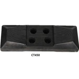 China Smooth Ride Excavator Rubber Pads 450mm For Komatsu / Volvo Constuction Machine on sale