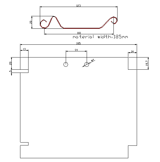 Wall Board Shutter Roll Forming Machine with Punching system 0.4-0.7mm