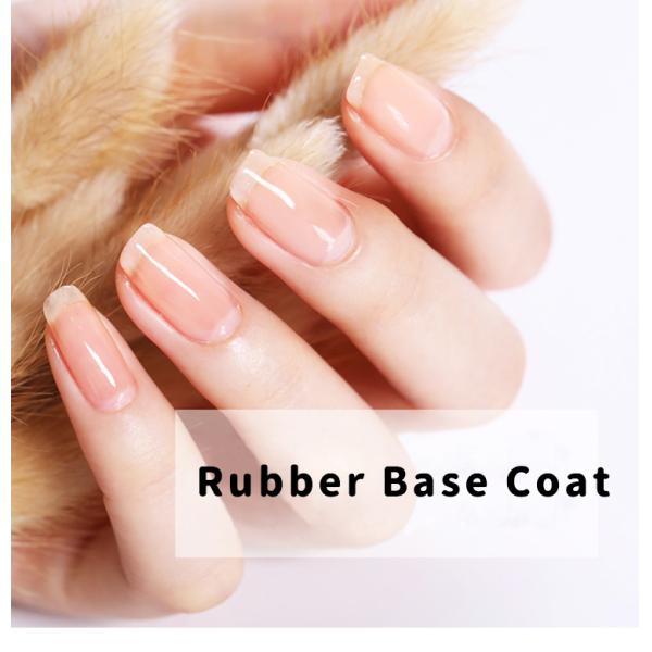Private Label Free Sample Rubber Base Gel Polish Soak Off Gel Nail Polish OEM Customs logo Professional Nails Base Color Coat