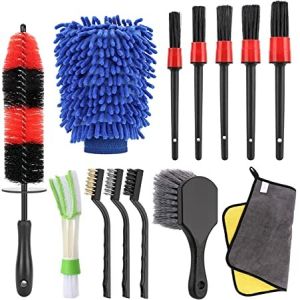 13pcs Car Cleaning Brush Kit With Polypropylene Detailing Brush