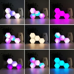 Smart DIY LED Hexagon Wall Lights Quantum Touch Music Syncing
