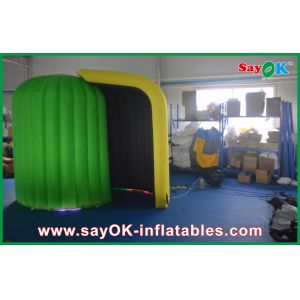 Photo Booth Decorations Green Yellow Photot Booth Case Inflatbale For Event Decoration