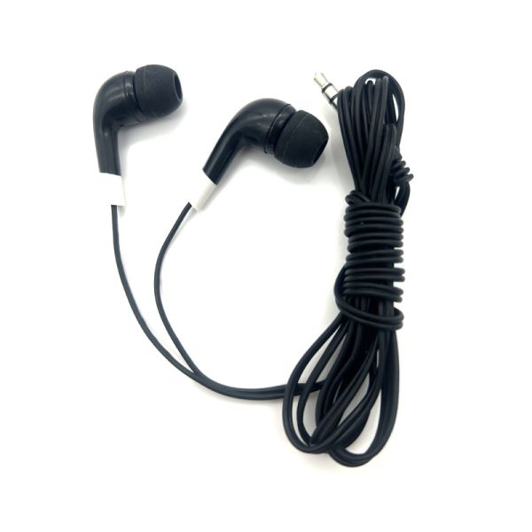 Custom Design Color Disposable Earbud 3.5mm Wired Earphone for Airline Bus Journey Essentials
