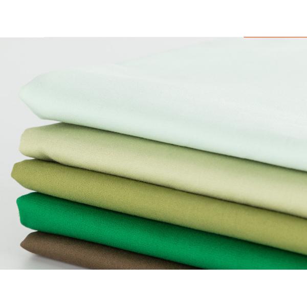 School Uniform White Poplin Fabric 65% Polyester 35% Cotton Wrinkle Resistant 45sX45s 110x76 108GSM