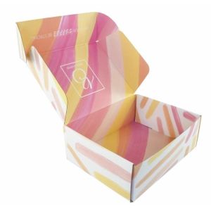 CCNB SBS Colored Packaging Boxes Folding Corrugated Mailing CTP E Flute