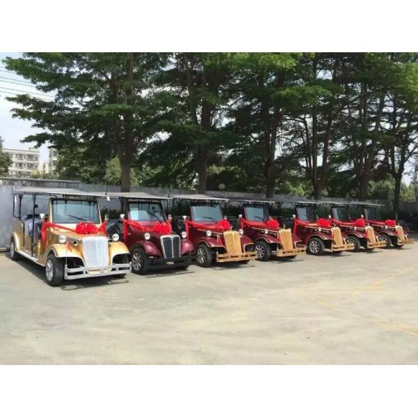 72V 14 Seats Electric Sightseeing Car For Multi Passenger 30km/h Max.Speed