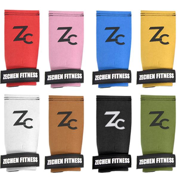 Buy Gym fitness suede microfiber leather no hole Crossfit hand grips at wholesale prices