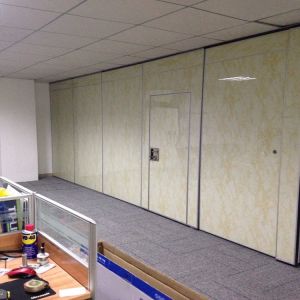 Malaysia Acoustic Folding Wooden Room Divider Sliding Movable Operable