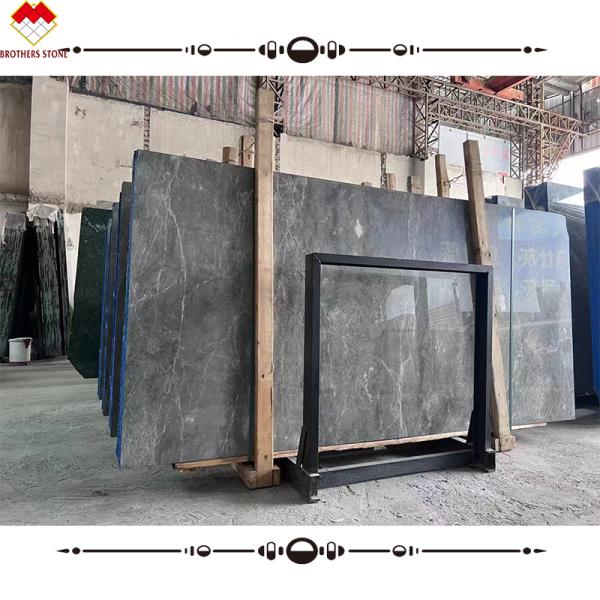 LED Stair Light Straight Spiral Marble Steps with Natural Marble Stone Stair Material