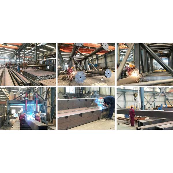 Heavy Duty Steel Structure Q355 Q235 Custom Steel Construction