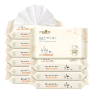 Customized Private Label Baby Wet Towels Disposable Hand Mouth Cleaning
