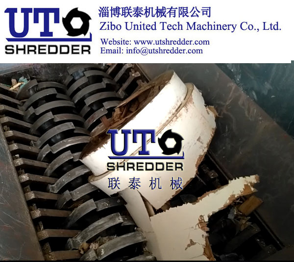 wooded drum shredder/ plywood drum shredder/ wooded package barrel shredder, high efficiency with low noise