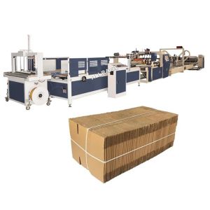 Function Paper Cardboard Box Gluing Machine Automatic Grade Full Automatic Flexo Folder