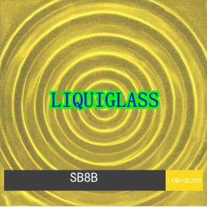 Printed EVA Laminated Glass 11.5mm Liquid Stereoscopic Effect Pattern