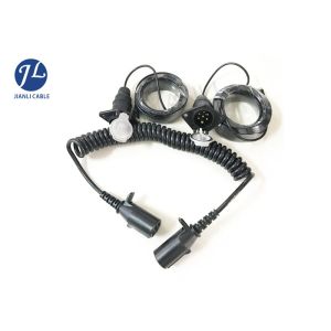 Copper Material Reversing Camera Extension Cable 7pin Trailer Connector