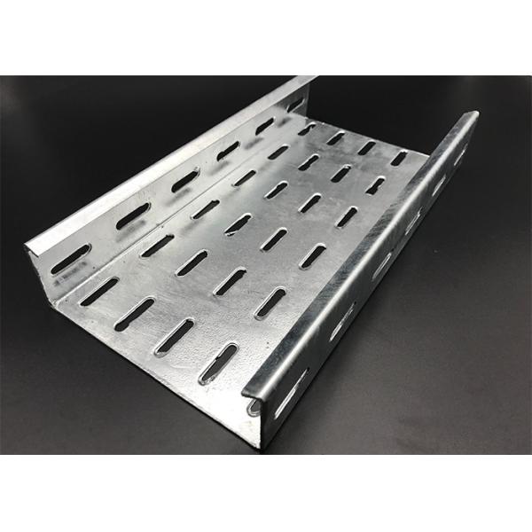 Buy Galvanized Steel Slotted Cable Tray Custom Size at wholesale prices