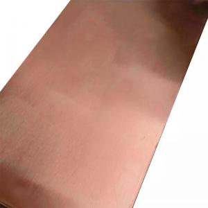 Quality 0.3mm 0.5mm 99.9% Copper Clad Laminated Sheet For Decoration for sale