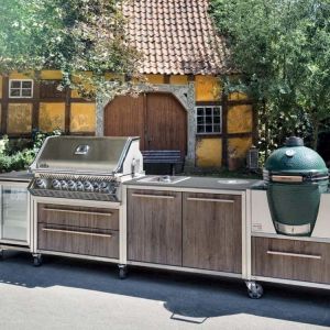 Outdoor Commercial 304 Modular Stainless Steel Kitchen Cabinets