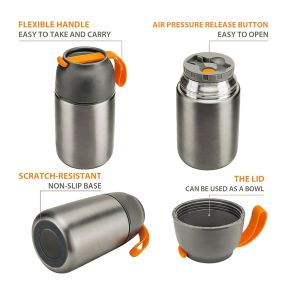 2021 Hot Sale Customized Vacuum Stainless Steel Insulated Thermos Lunch Box For