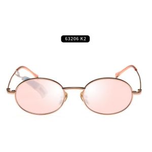 KIDS NON PORLARIZED SUNGALSSES 63206 MATAL FRAME OVAL LENS GIRL UNISEX STYLE