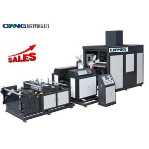 380 V Non Woven Box Bag Making Machine With Handle Attached / Loop Handle