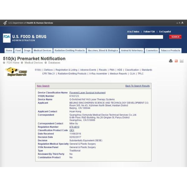 FDA and Medical CE approved Q Switched Nd yag laser for tattoo removal,birthmark